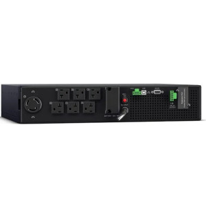 CyberPower OL2K2RTHD Rack or 2U Tower UPS, optional RM Card, UL Rated, LCD panel, 6 NEMA 5-20R & 1 NEMA L5-20R, Switchable